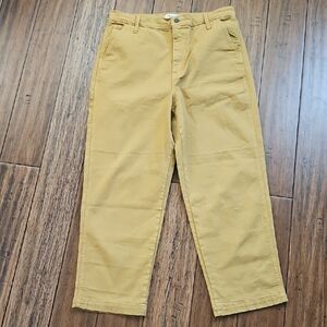 Madewell Mustard Yellow Size 31 Wide Leg Pants